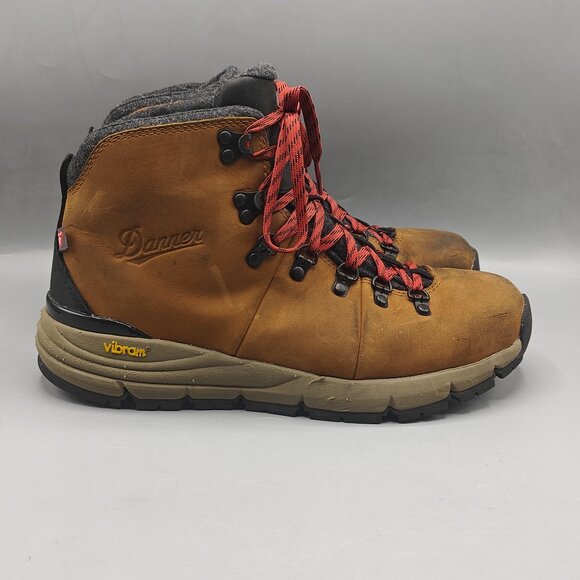 Danner Mountain 600 Insulated Boots in Pinecone Brown Men\'s Sz 8.5 Model 62147